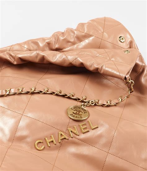 chanel 22 camel|chanel 22 calfskin purse.